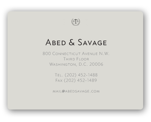 Abed & Savage